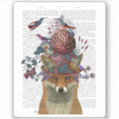 Fox Birdkeeper met Artichoke Sticker (Voorkant)