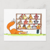 FOX BIRTHDAY SURPRISE briefkaart (Voorkant)