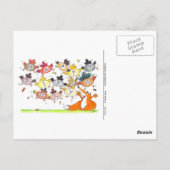 FOX BIRTHDAY SURPRISE carte postale (Dos)