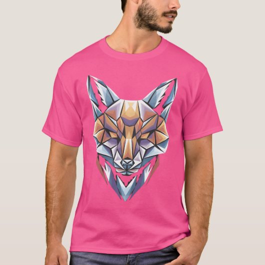 Fox Blue Eyes Animal Fox T-shirt (Voorkant)