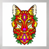 Fox boho poster (Voorkant)