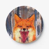 Fox bos Papier Bord (Voorkant)