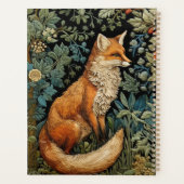  Fox Botanische Bosbloemen William Morris Planner (Achterkant)