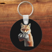 Fox Boxing Sleutelhanger (Voorkant)
