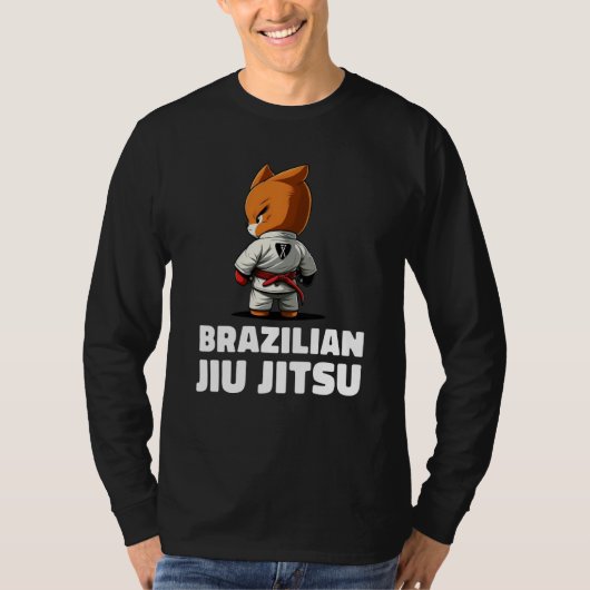 Fox Brazilian Jiu Jitsu and Grappling T-shirt (Voorkant)