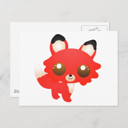 Fox Briefkaart (Voorkant / Achterkant)