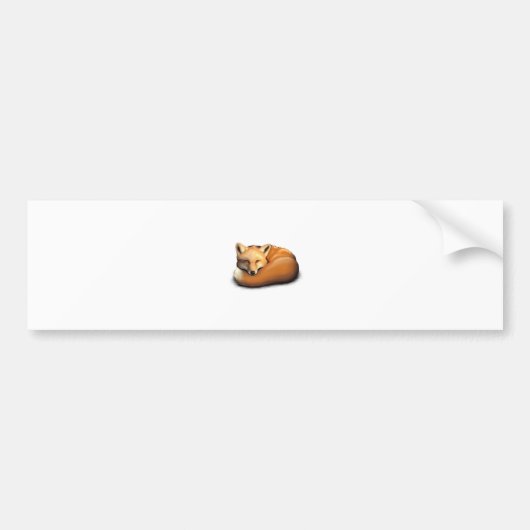 Fox Bumpersticker (Voorkant)
