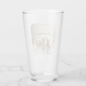 Fox Bunny Rabbit Best Friends Forever Glas (Achterkant)