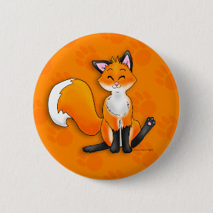 Fox Buttonnen Ronde Button 5,7 Cm
