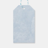 Fox Cabin Winter Wonderland Sneeuw Kerstmis Cadeaulabel (Achterkant)