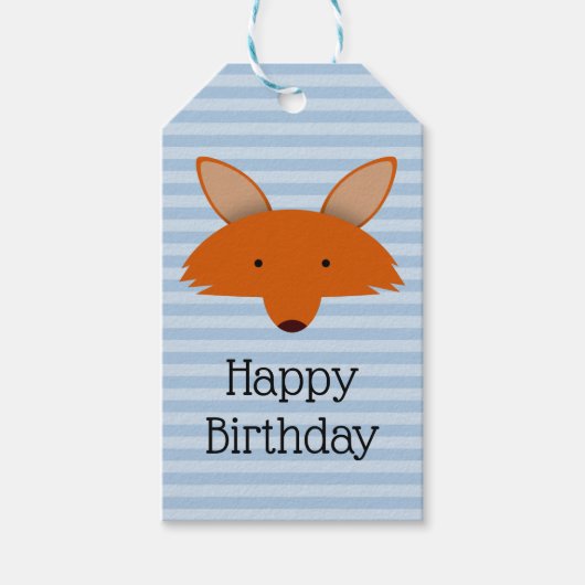Fox Cadeaulabel (Voorkant)