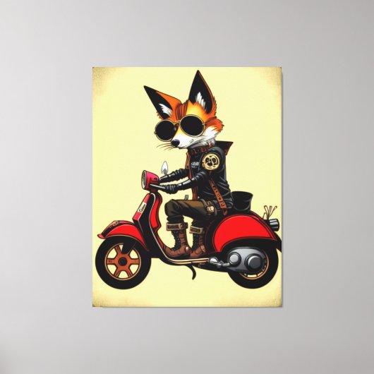 Fox Canvas afdrukken (Voorkant)