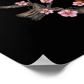 Fox Cherry Blossom Poster (Hoek)