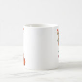 Fox Christmas Lights Xmas Koffiemok (Center)