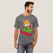 Fox Christmas Snowboard T-shirt (Voorkant volledig)