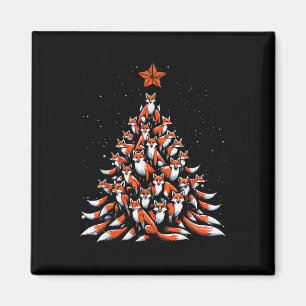 Fox Christmas Tree Fox Xmas Tree Dames & Kamp; Jon Magneet