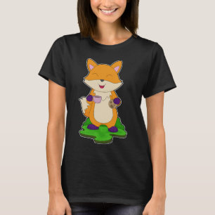 Fox Coffee Cookie T-shirt