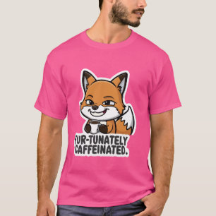 Fox Coffee Lover Cafeïne Fox Mok Coffee 1 T-shirt