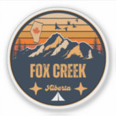 Fox Creek, Alberta Sticker (Voorkant)