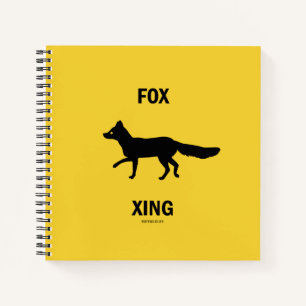 Fox Crossing Graph Paper-laptop Notitieboek