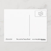Fox cub briefkaart (Achterkant)