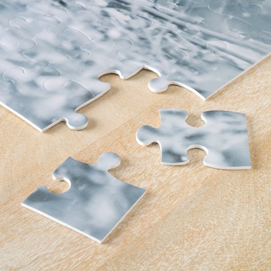 Fox Cub in de sneeuw Legpuzzel (Zijkant)