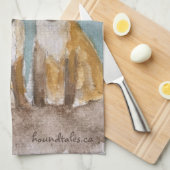 Fox Cubs sur une serviette de cuisine (Quart Plié)