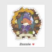 fox Custom-Cut Vinyl Sticker (Feuille)