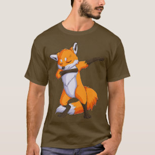 Fox Dabbing Fox Funny Animal Foxes Lover Boys Girl T-shirt