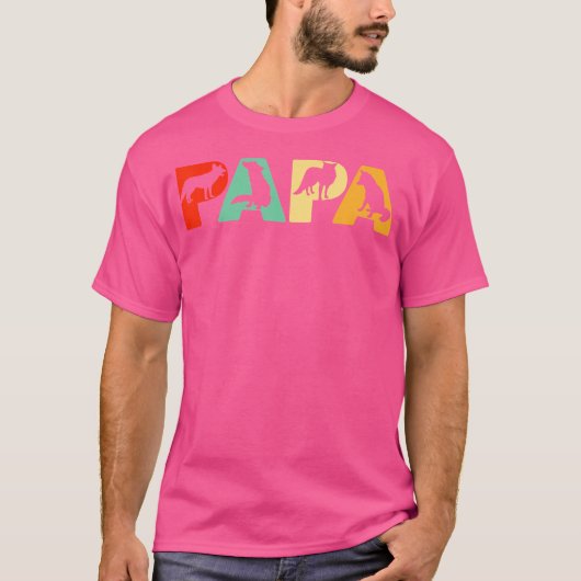 Fox Dad Funny Papa Fox Vader T-shirt (Voorkant)