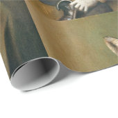 Fox de cru en papier d'emballage cadeau de costume (Coin rond)