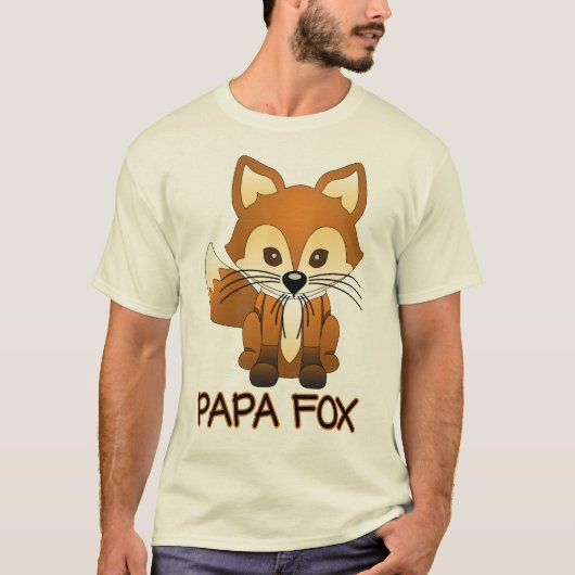 Fox de papa - T-shirts de famille de Fox (Devant)