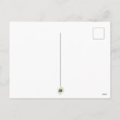 Fox Deer Winter Snow Merry Kerstmis Feestdagenkaart (Achterkant)