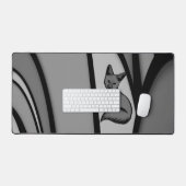 Fox Design d'art moderne en argent (Clavier et souris)