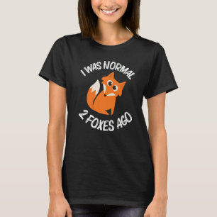 Fox-Design voor mannen Foxes Dierlijk wild T-shirt