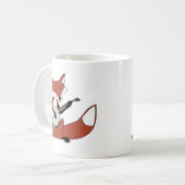 Fox die de Banjo speelt Koffiemok (Voorkant links)