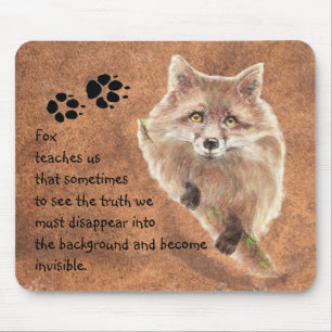 Fox, dierentuin, gedistilleerde gids, symbool muismat