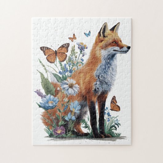 Fox Dierenvrienden Forest Legpuzzel (Verticaal)