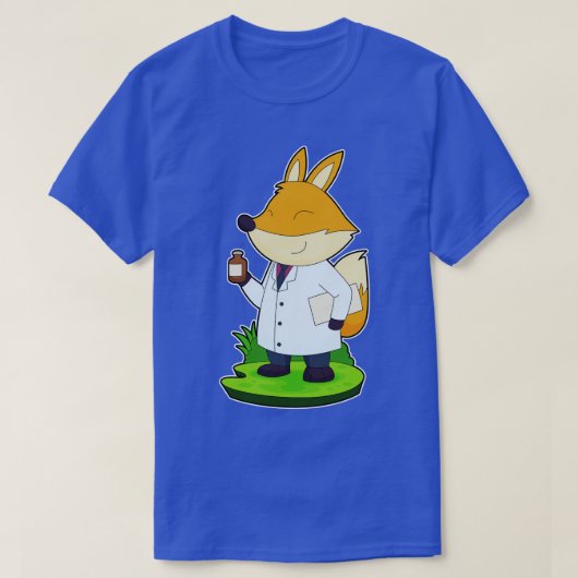 Fox Doctor Medicine T-shirt (Design voorkant)