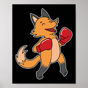 Fox doet aan boksen poster