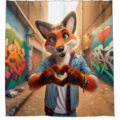 Fox Douchegordijn (Voorkant)