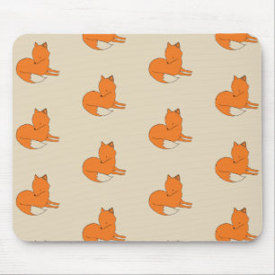 Fox Drawing Mousepad Muismat