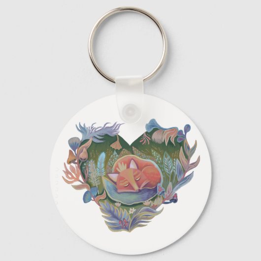fox earth day sleutelhanger (Voorkant)
