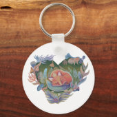 fox earth day sleutelhanger (Voorkant)