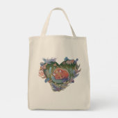 fox earth day tote bag (Achterkant)