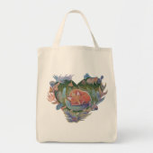 fox earth day tote bag (Voorkant)