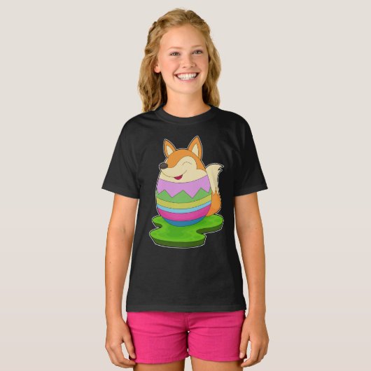 Fox Easter Egg T-shirt (Voorkant volledig)