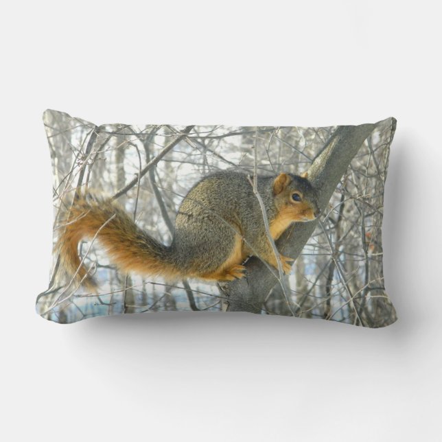 Fox-eekhoornprofiel Kussen (Voorkant)