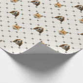 Fox en Basset Hound Cadeaupapier (Hoek)
