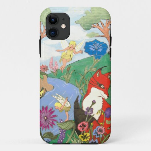 Fox en de IPhone zaak van Fairy. Case-Mate iPhone Case (Achterkant)